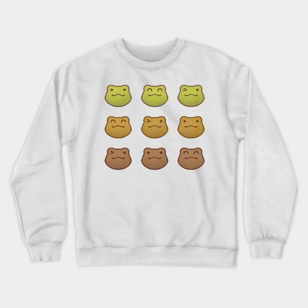 Frog Frog Frog Crewneck Sweatshirt by Lorminatti